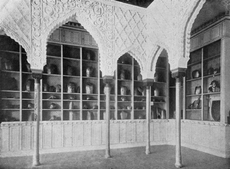 Sala Mauretańska w Kórniku, 1910, w: K. Ruciński, Dwory i pałace wielkopolskie, Poznań 1913