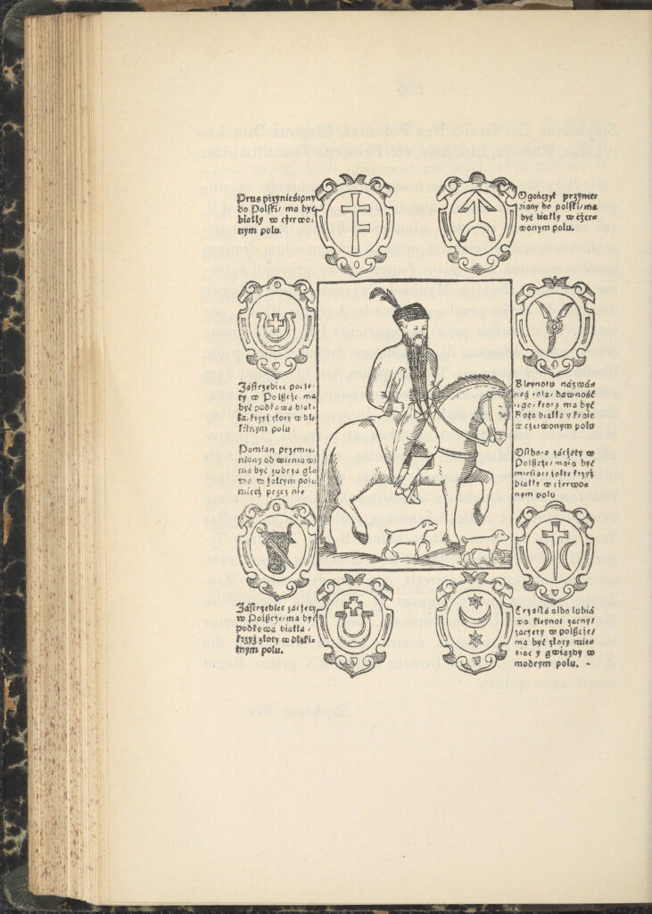 Faksymile z wydania Myślistwa ptaszego Józefa Rostafińskiego (1914)